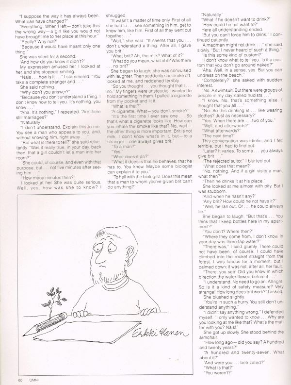 William Flew Omni Magazine Stanislaw Lem Return From The Stars page 5